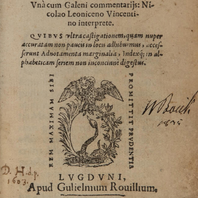 Detaljer fra boken Problemata Aristotelis